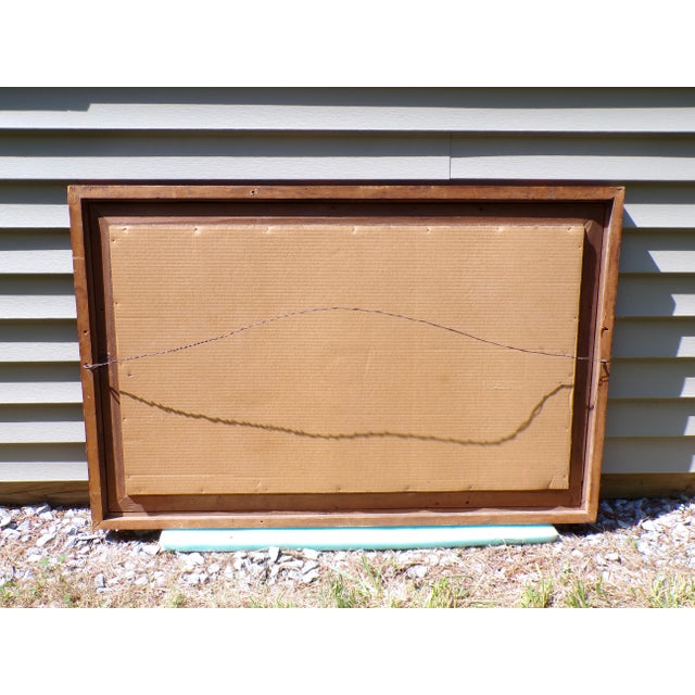 Large 19th C. Antique Empire Flame Mahogany Framed Ogee Mantel Wall Mirror For Sale - Image 11 of 11