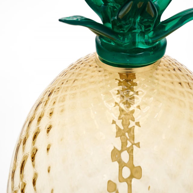 Contemporary Murano Glass Pineapple Lamps For Sale - Image 4 of 9