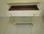White 1970s Pair Wood Nightstand Shutter Style Two Doors One Drawer White Pull Out Tray Universal For Sale - Image 8 of 12