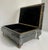 Mid-20th Century Green Marble Hinged Box With Brass Mounts & Black Felt Lining For Sale - Image 12 of 12