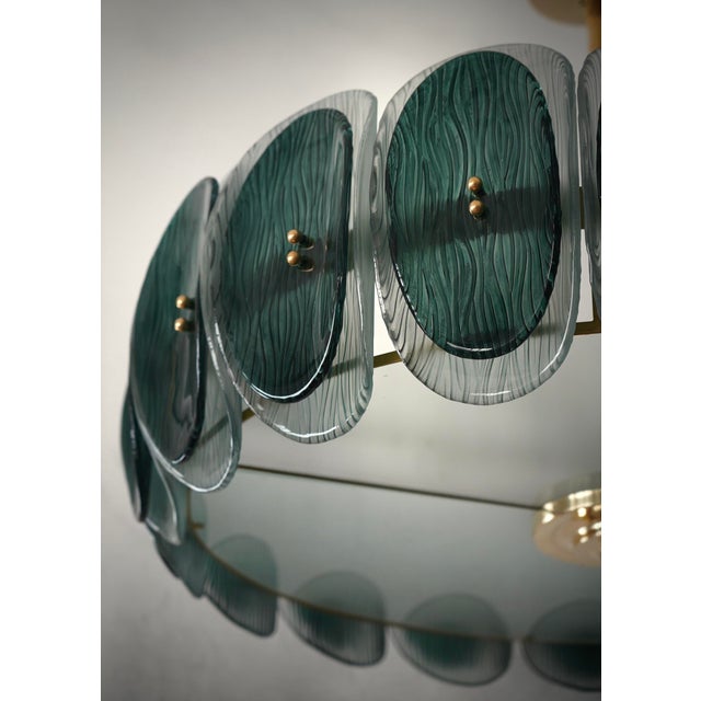 Vintage Pendant Light in Murano Art Glass, 2000 For Sale - Image 10 of 12