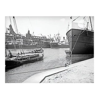 Karl Heinrich Lämmel, Ships at the Inner Harbor of Koenigsberg, Germany, 1934, Photograph For Sale