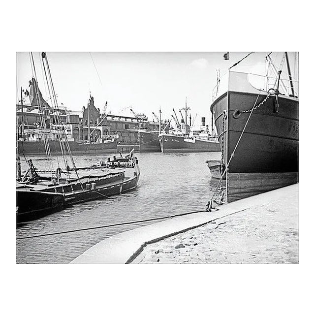 Karl Heinrich Lämmel, Ships at the Inner Harbor of Koenigsberg, Germany, 1934, Photograph For Sale