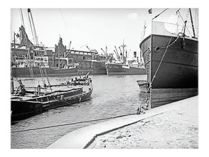 Karl Heinrich Lämmel, Ships at the Inner Harbor of Koenigsberg, Germany, 1934, Photograph