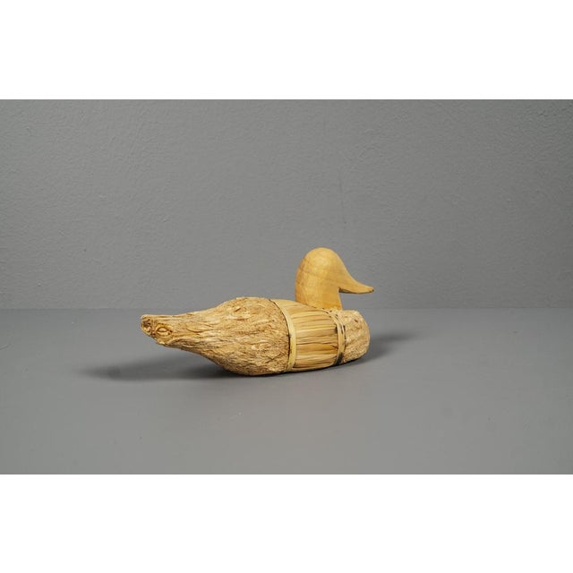 Reed Duck with Wood, 1940s For Sale - Image 5 of 10
