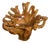 Rustic Vintage Chinese Camphor Wood Tree Root Armchair with Light Varnish For Sale