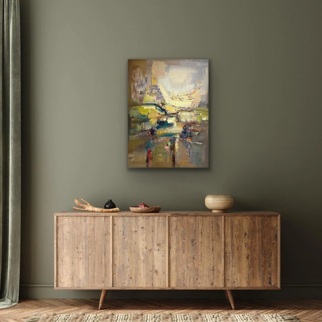 2020s Contemporary Abstract Original Oil Painting For Sale - Image 5 of 12