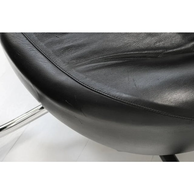 Animal Skin Adjustable Leather Girotonda Lounge Chair by Francesco Binfaré for Cassina, 1990s For Sale - Image 7 of 14