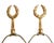 38" Tall Lamp Pair French Empire Gold For Sale - Image 14 of 15