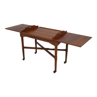 Stickley Cherry Valley Serving Cart W. Tray For Sale