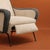 Italian Reclining Armchair and Footrest, 1960s For Sale - Image 4 of 5