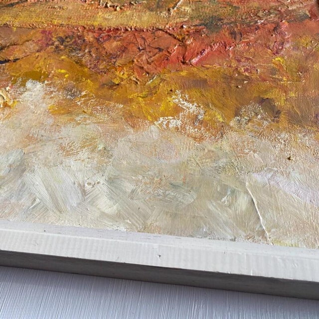 1970 Abstract Expressionist Landscape by Barbara Ann Clinkston (1931–2022) For Sale - Image 4 of 14