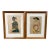 Vintage Framed Lithographic Prints From a Series Titled "Costumes Suisses" (Swiss Costumes) by Artist Kurt Wirth For Sale