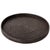 Artifacts Rattan Round Serving / Ottoman Tray in Tudor Black - 19" For Sale In Houston - Image 6 of 6