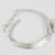 Silver Biche de Bere Paris Graffiti Silvered Link Necklace in Limited Edition For Sale - Image 8 of 11