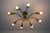 Mid-Century Brass Sputnik Chandelier, Germany, 1950s For Sale - Image 3 of 8