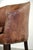 Desk Chair In Cognac-colored Cowhide Leather For Sale - Image 10 of 12