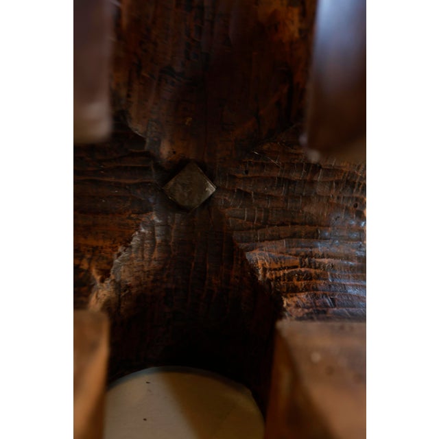 19th-Century French Carved Wine Press Screw Pedestal, 1890 For Sale - Image 18 of 18