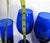 Vintage Mid Century Modern Cobalt Blue Cocktail Glasses - Set of 4 For Sale - Image 9 of 11