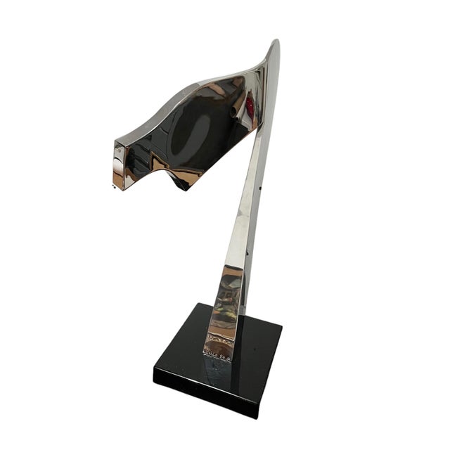 Gary Kahle, Welded Stainless Steel Reflective Abstract Modernist Sculpture Gary Kahle, 1984 For Sale - Image 17 of 18