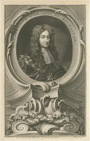 Jacobus Houbraken, Portrait of Laurence Hyde, 1st Earl of Rochester, Print