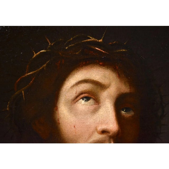 Lombard Artist, Ecce Homo, 1650, Oil on Canvas, Framed For Sale - Image 7 of 13