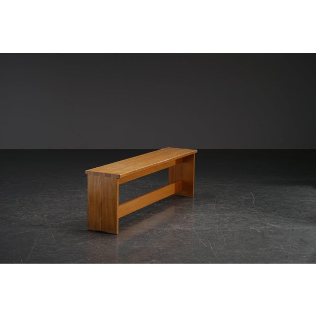 French Modernist Bench, 1960s For Sale - Image 13 of 15