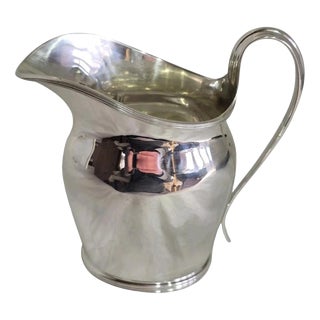 George V Sterling Silver Cream Jug from Edward Barnard & Sons, 1934 For Sale