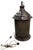 Moroccan Vintage Moroccan-Style Pierced Brass Table Lantern Lamp For Sale - Image 3 of 12