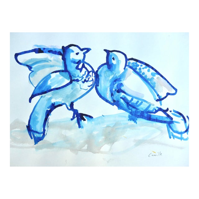 Blue Doves in Love For Sale