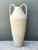 Oyster Gray Vintage Large Ceramic Amphora Vase For Sale - Image 8 of 12
