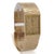 Vintage Concord rectangular watch features a champagne dial with gold baton markers and gold hands in a rectangular 14K...