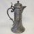 Antique Circa 1900 Art Nouveau Kayserzinn "4010" Pewter Tankard With Monogram For Sale - Image 4 of 12