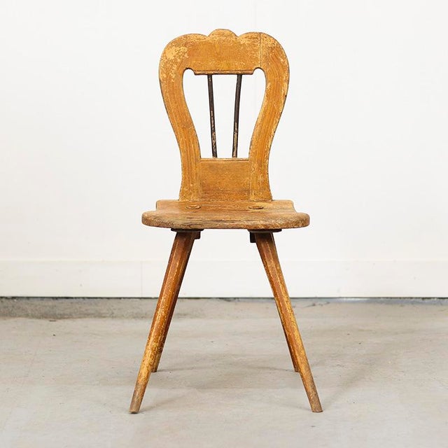 Primitive Rustic Farmhouse Wabi Sabi Mountain Chair, 1800s For Sale - Image 10 of 10