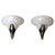 Art Deco Style Hand-Carved Alabaster and Brass Wall Sconces, 1980, Set of 2 For Sale - Image 15 of 15