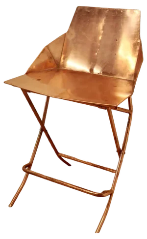 Vintage Copper Adjustable Chair, 1970