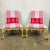 Late 20th Century Pair Giltwood Kent Form Accent Chairs Newly Upholstered in Clarke & Clarke Designer Fabric For Sale - Image 15 of 15