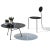 Black Big and Low Bam Bam Table by OK Design For Sale - Image 8 of 9