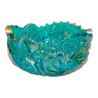 1930s Carnival Glass Bowl For Sale