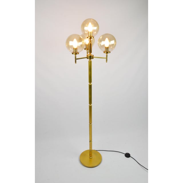 Metal Vintage Floor Lamp, 1980s For Sale - Image 7 of 8