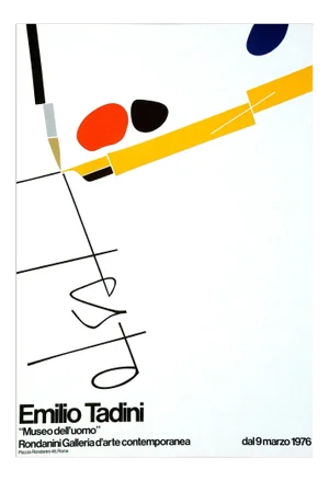 Poster Exhibition Offset Poster by Emilio Tadini, 1976