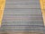 Antique American Amish Rag Runner, Handwoven Wool & Cotton, Stripe Pattern, Gray & Blue, 3x14 For Sale In Chicago - Image 6 of 12