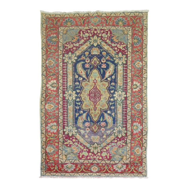 Early 20th Century Turkish Kula Carpet - 4'3" x 6'4" For Sale