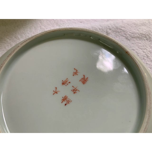 Late 20th Century Chinese Famille Rose Porcelain Beauty Deep Dishes/ Bowls - a Pair For Sale In Charlotte - Image 6 of 13