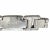 Stainless Steel, 18k Gold & Diamond Link Men's / Women's Bracelet For Sale - Image 4 of 4