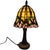 Tiffany style table / desklamp. A vintage example from the 1980’s in great condition. A brown metal base supports the...