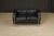 'Lc2' Black Leather Settee Sofa Loveseat by Le Corbusier for Cassina, Signed For Sale In Los Angeles - Image 6 of 18