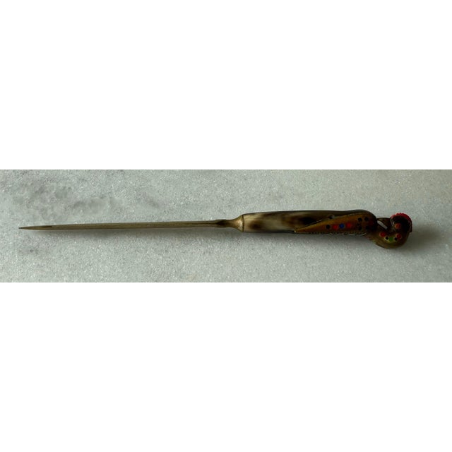 Vintage Haddad Jezzine Bird Letter Opener For Sale - Image 11 of 12