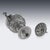 Metal Antique Italian Silver Repoussé & Chased Covered Urn, 1870s For Sale - Image 7 of 18