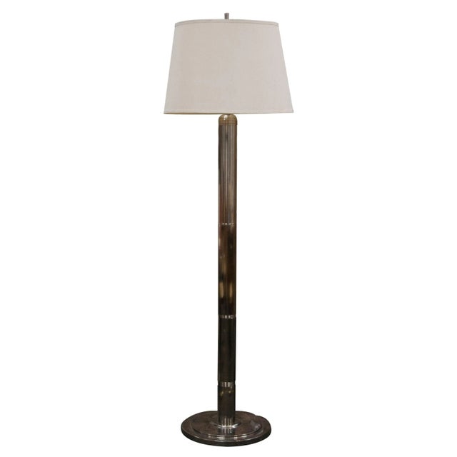Italian Chromed Floor Lamp, Italy, 1970s For Sale - Image 6 of 6